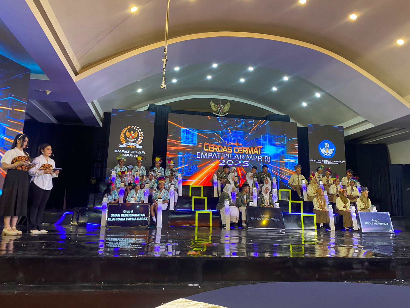 SMA Negeri Keberbakatan Olahraga Papua Barat Ikut Ambil Bagian dalam Lomba Cerdas Cermat Empat Pilar